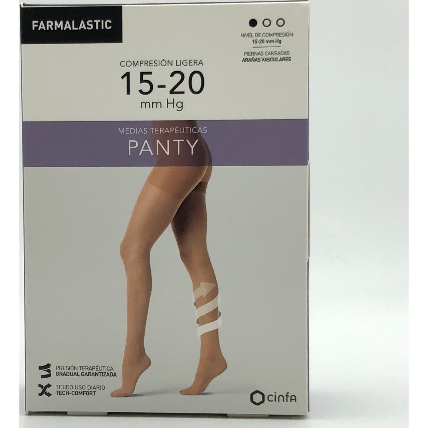 Farmalastic Panty Compresión Ligera Camel TL