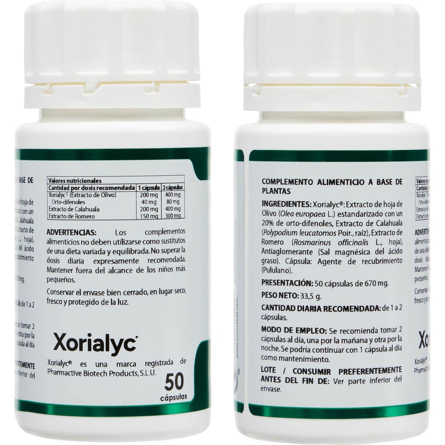 Equisalud Holofit Xoripil 50 caps