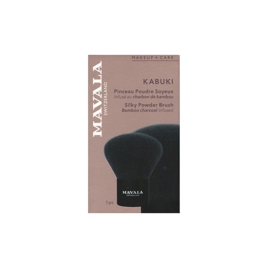Mavala Brocha Polvos Sedosos Infusión Carbón Bambú 1 ud
