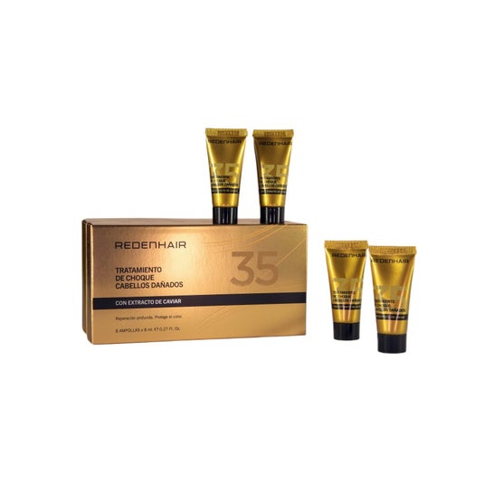 Redenhair Tratamiento de Choque Cabellos Dañados 8x8ml