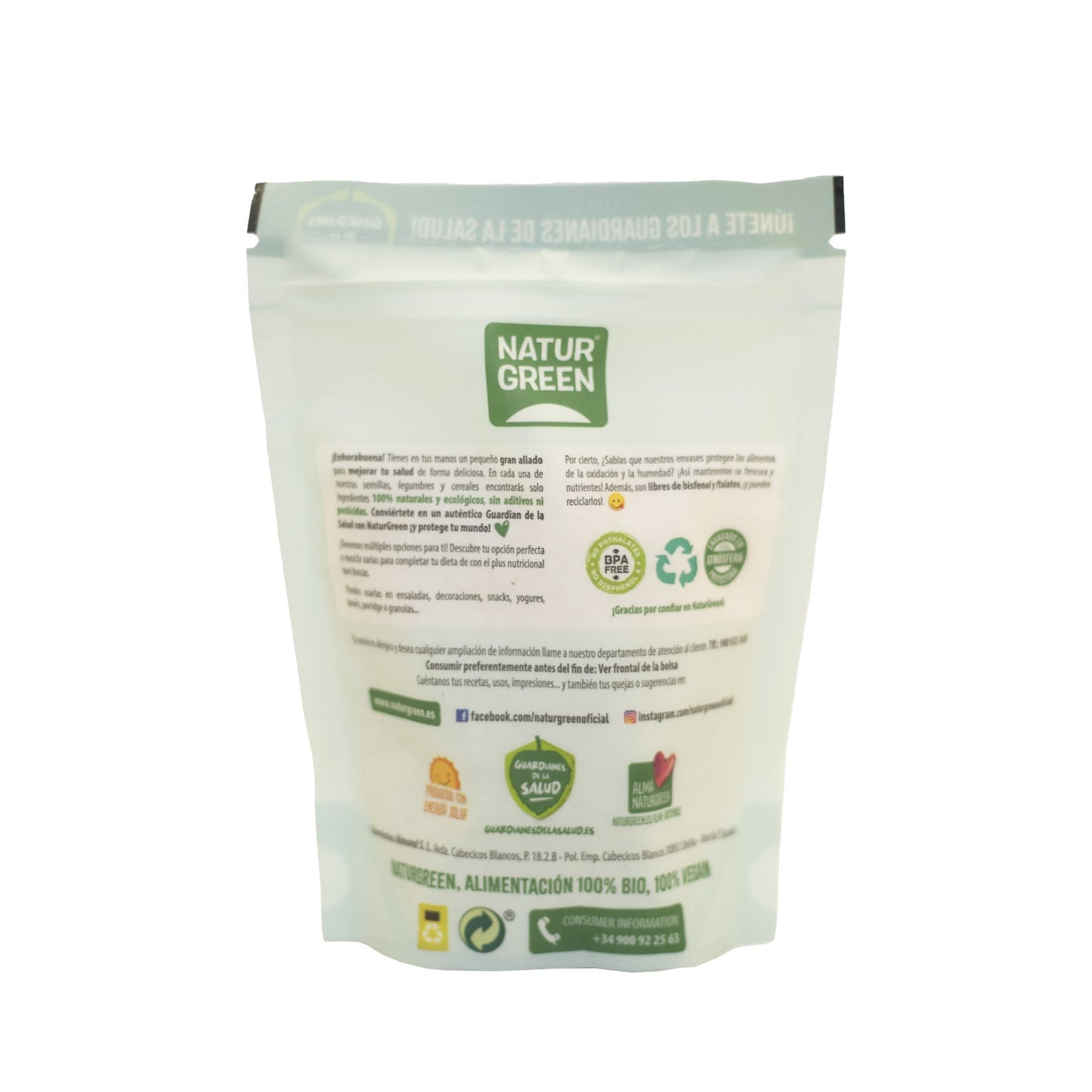 Naturgreen coco ecológico rallado 125g