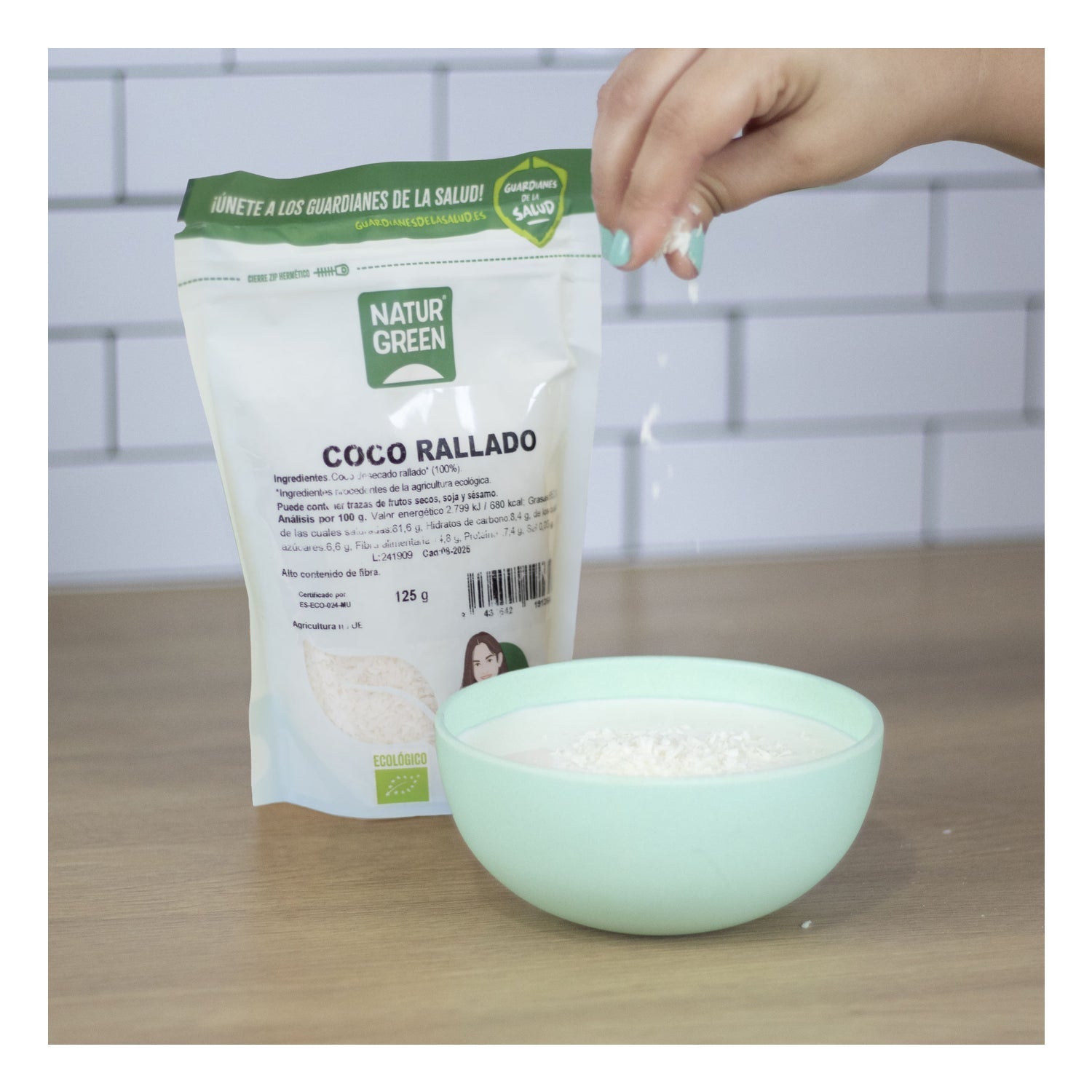 Naturgreen coco ecológico rallado 125g