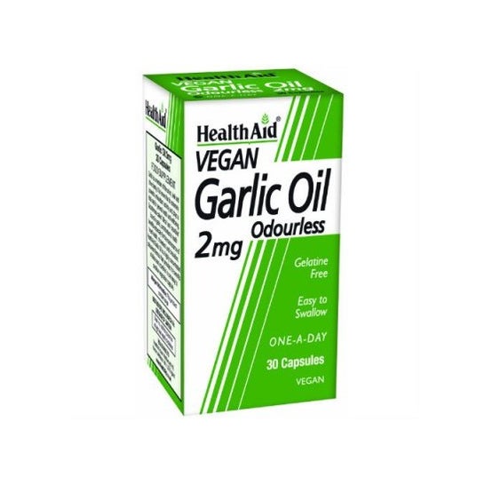 HealthAid Garlic Oil Odourless 2 mg 30 caps