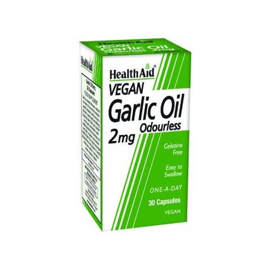 HealthAid Garlic Oil Odourless 2 mg 30 caps