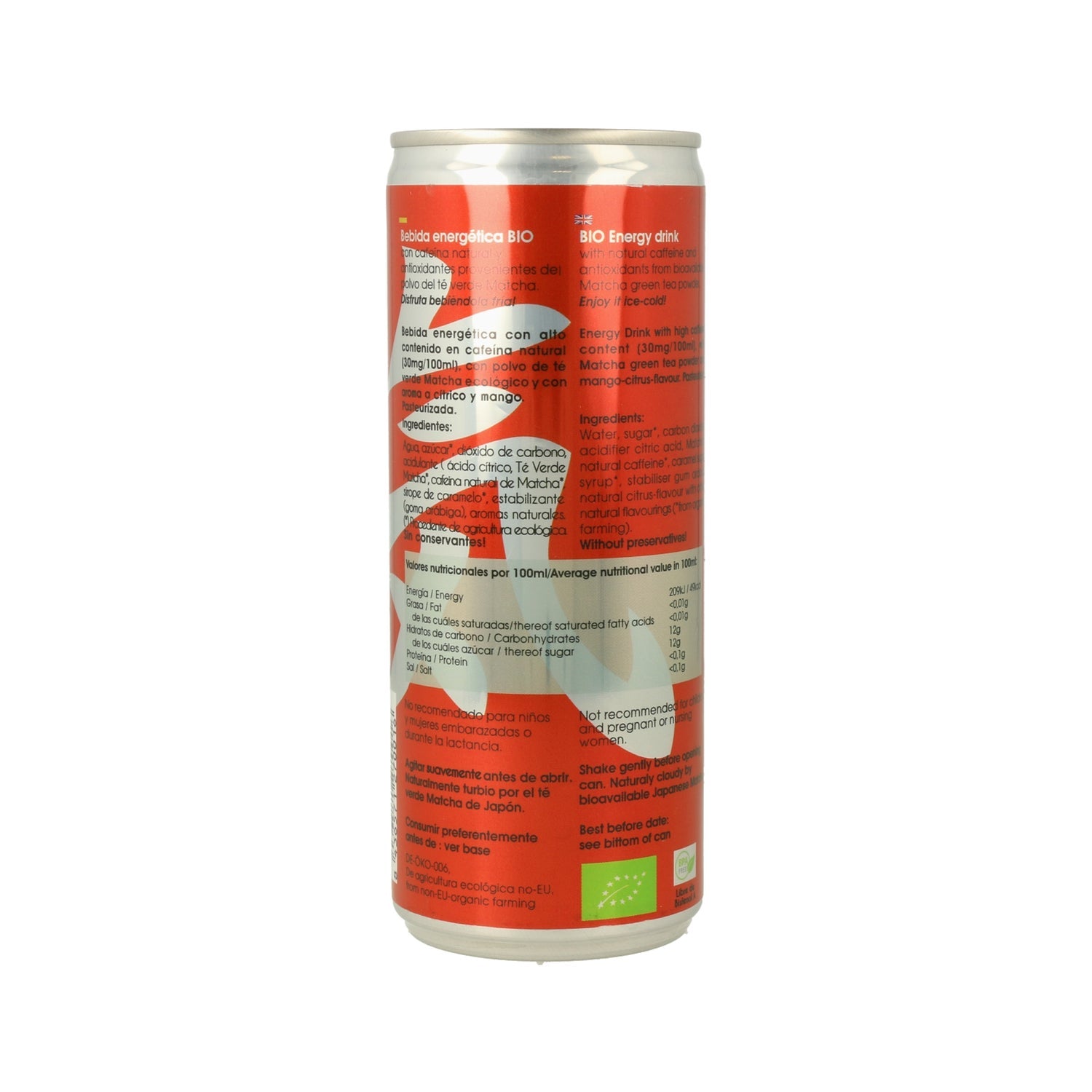 Ekotrebol Bebida Energética Matcha Bio 250ml