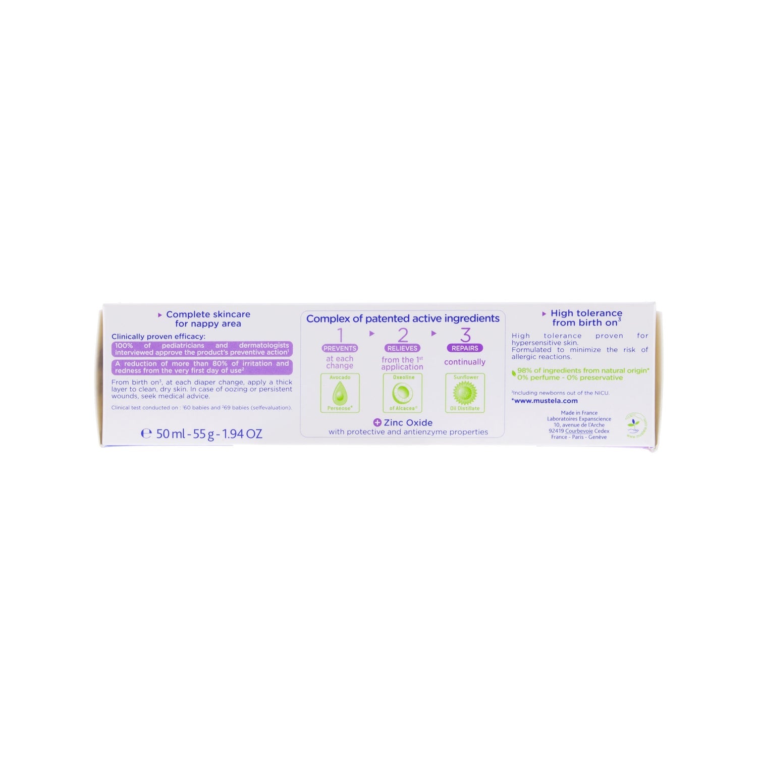 Mustela Crema bálsamo 123 50ml