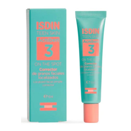 ISDIN Pack Acniben Control Brillos y Granos + On the Spot Corrector + Limpiador Matificante