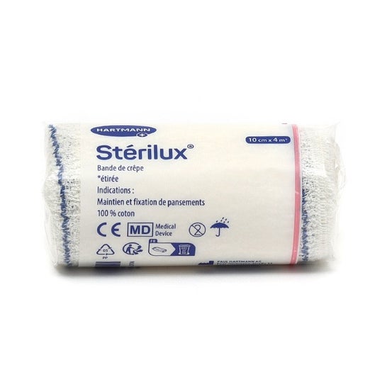 Sterilux Cinta Crepe 10cmx4m 1ud