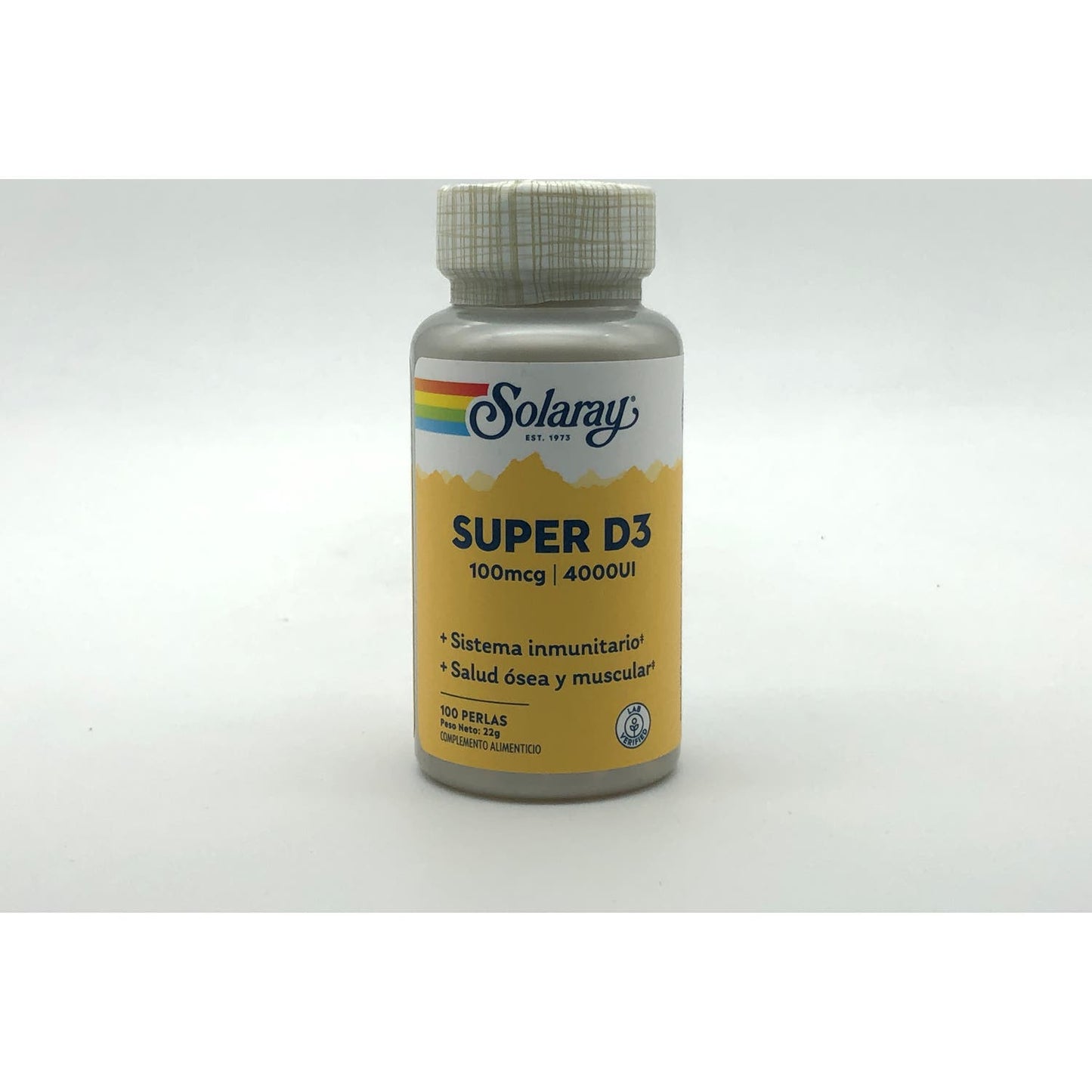 Solaray Super D3 100mg 4000ui 100 perlas