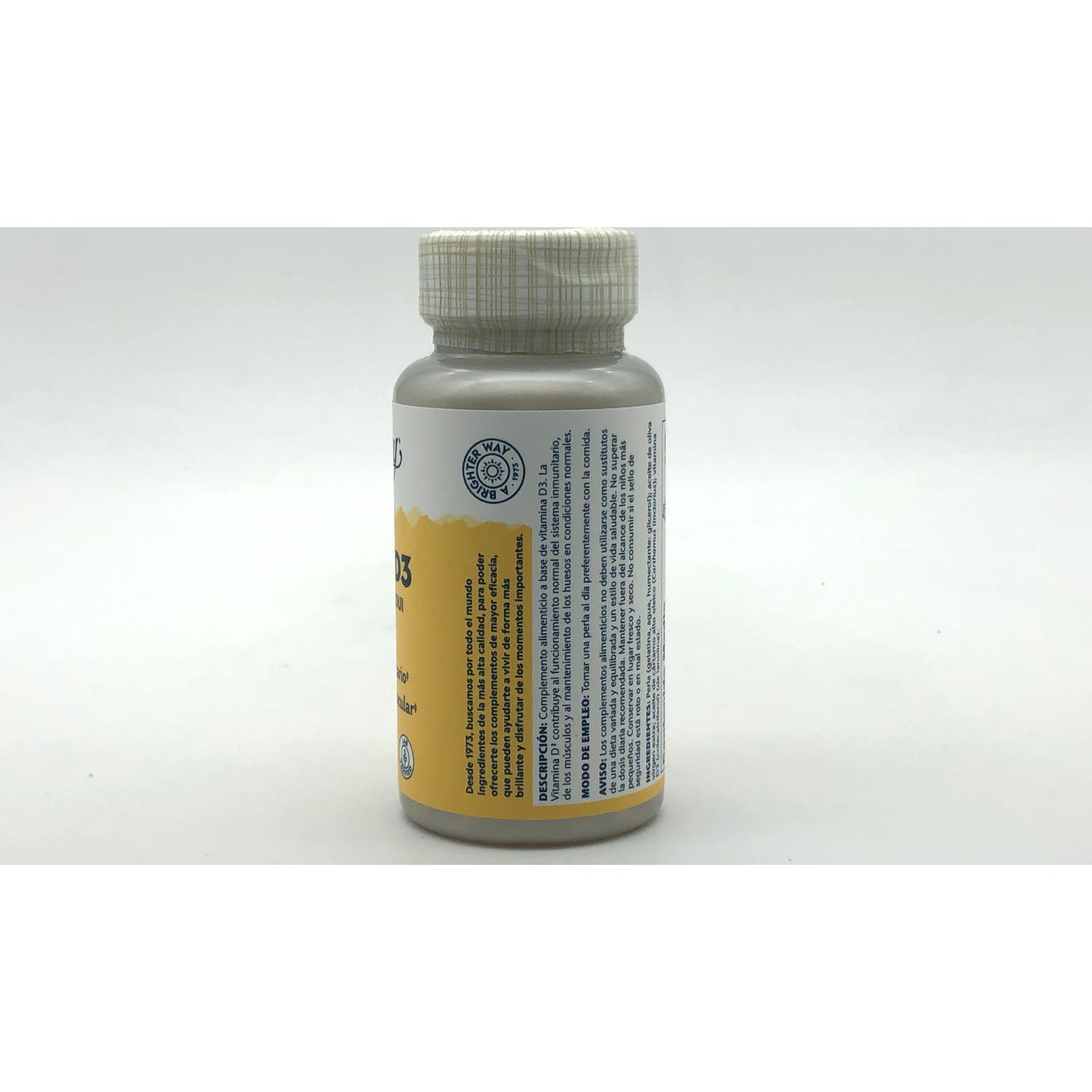 Solaray Super D3 100mg 4000ui 100 perlas