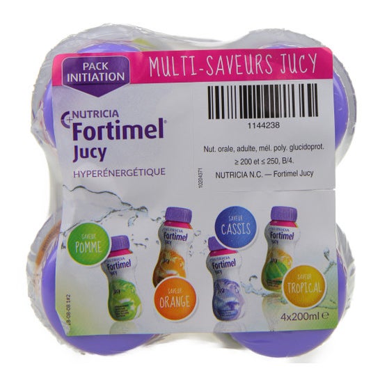 Fortimel Jucy Nutriment Multi Saveurs 4x200ml