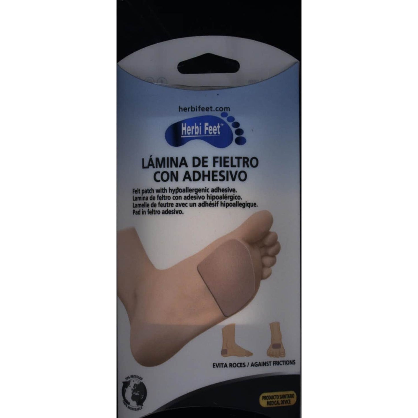 Herbi Feet Lámina de Filtro Adhesivo