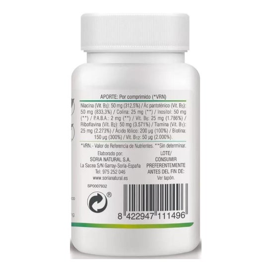 Soria Natural B Complex 100mg 30comp