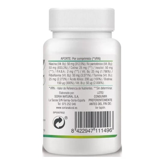 Soria Natural B Complex 100mg 30comp