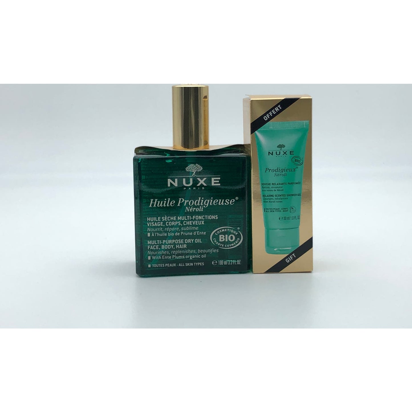 Nuxe Huile Prodigieuse Néroli 100ml + Gel de Ducha Relajante 30ml