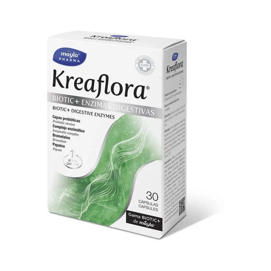 Mayla Kreaflora Enzimas Digestivas 30caps