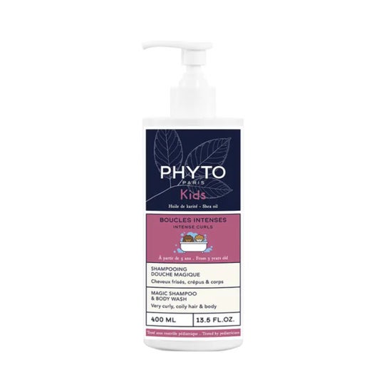 Phyto Kids Champú Ducha Rizos Intensos 400 ml