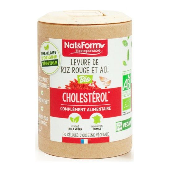 Nat&Form Bio Levadura Arroz Rojo y Ajo 90 caps
