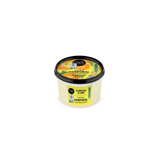 Organic Shop Crema Corporal Vigorizante Clementina y Limón 250ml