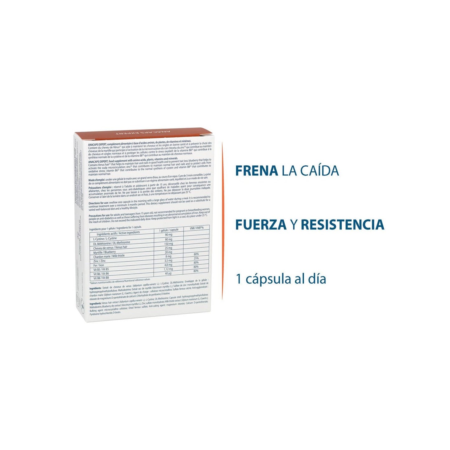Ducray Anacaps Expert Caída del Cabello Crónica 30caps