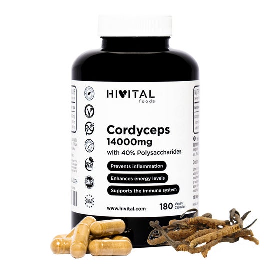HIVITAL Cordyceps sinensis CS-4 14000 mg 180 cáps