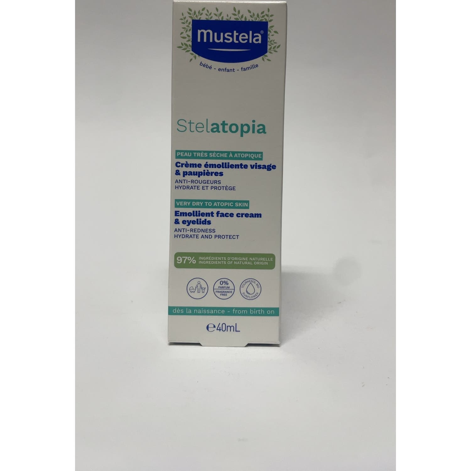 Mustela Stelatopia Crema Facial Emoliente 40ml