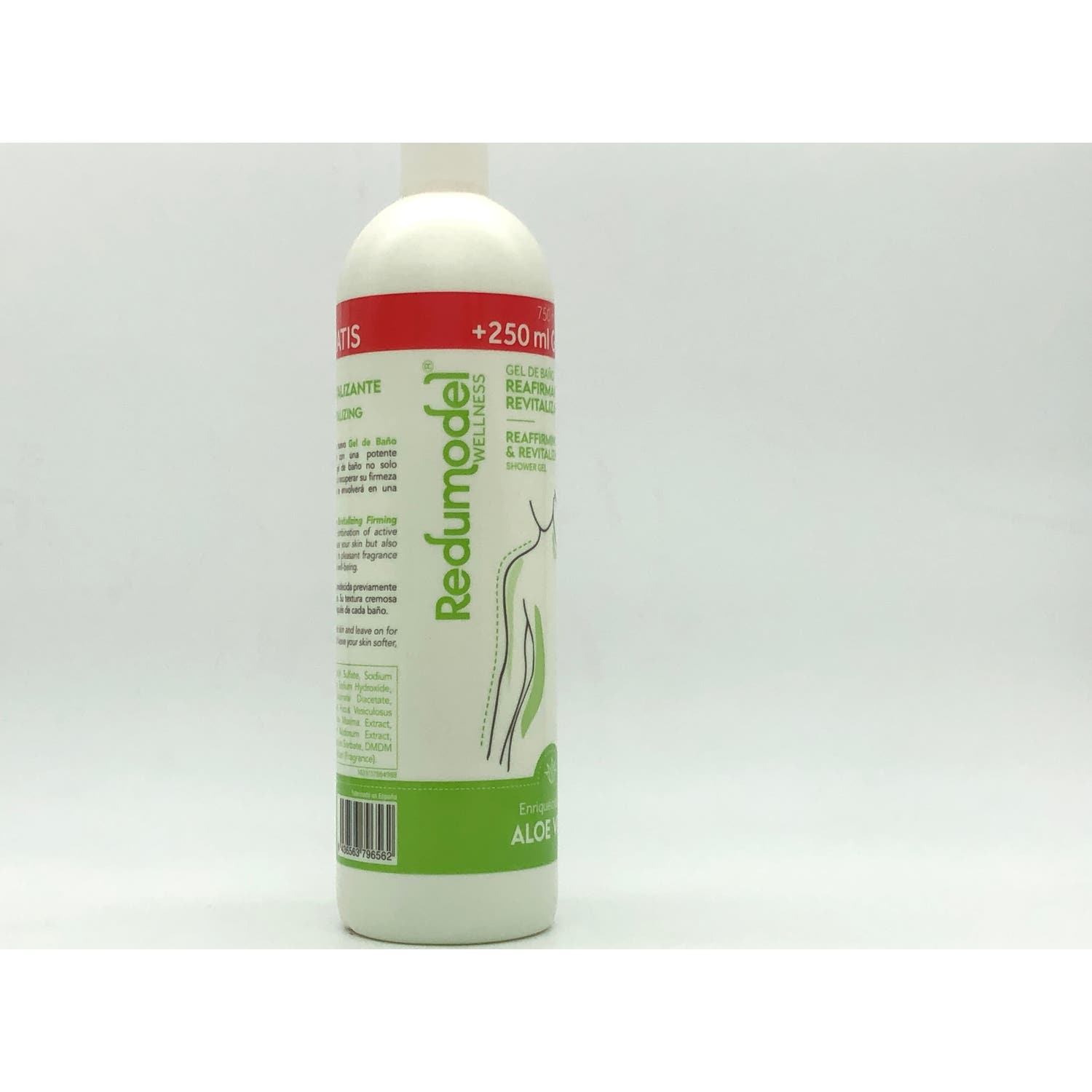 Redumodel Wellness Gel de Baño Reafirmante y Revitalizante Aloe Vera 1L