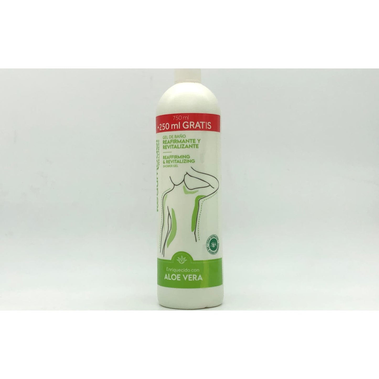 Redumodel Wellness Gel de Baño Reafirmante y Revitalizante Aloe Vera 1L