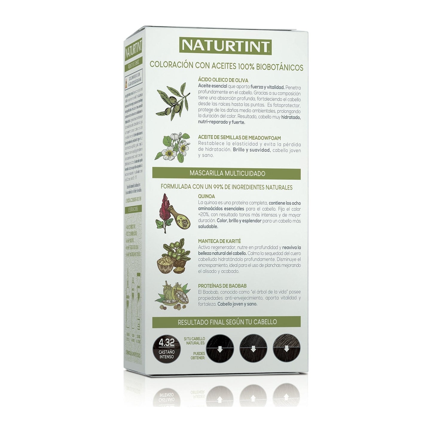 Naturtint Tinte 4.32 Castaño Intenso