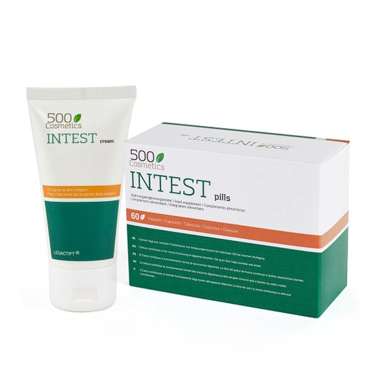 500 Cosmetics Intest Hemorroides 60 caps + Crema 100 ml