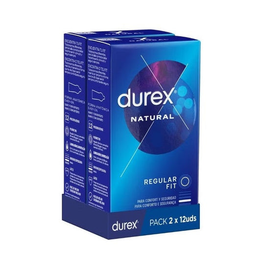 Durex Natural Preservativos 2x12uds