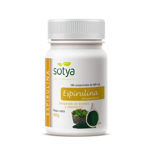 Sotya Espirulina 400 mg 100 caps