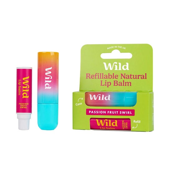 Wild Bálsamo Labial Natural Caja y Recarga Maracuyá 4.5g