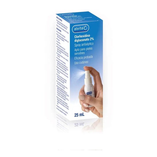 Alvita Clorhexidina Digluconato 2% Spray Antiséptico 25ml