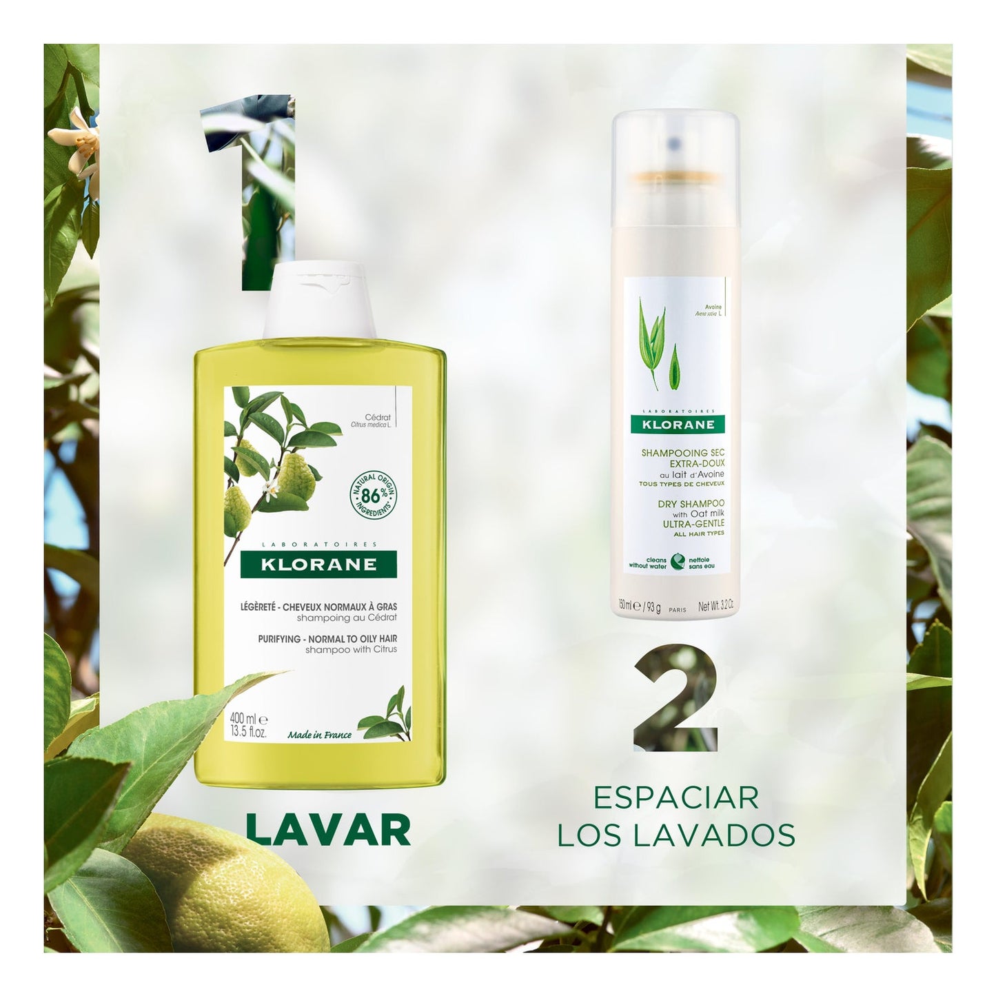 Klorane Champú a la Cidra 400ml