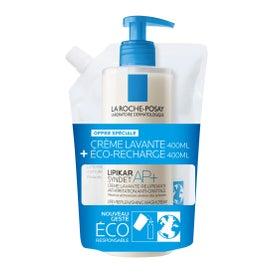 La Roche-Posay Lipikar Syndet AP+ 400ml + Eco-Recarga 400ml