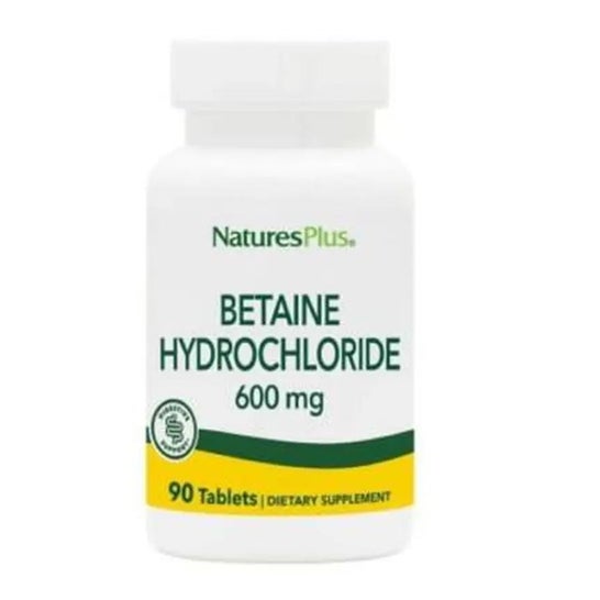 NaturesPlus Betaina HCL 600mg 90comp