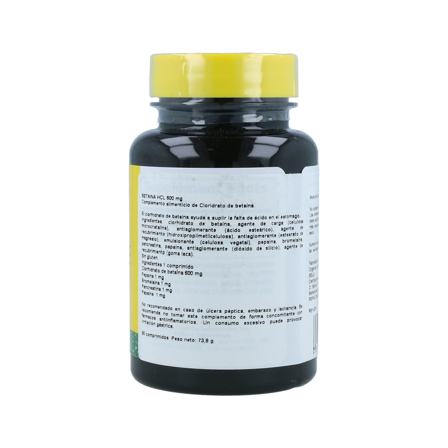 NaturesPlus Betaina HCL 600mg 90comp