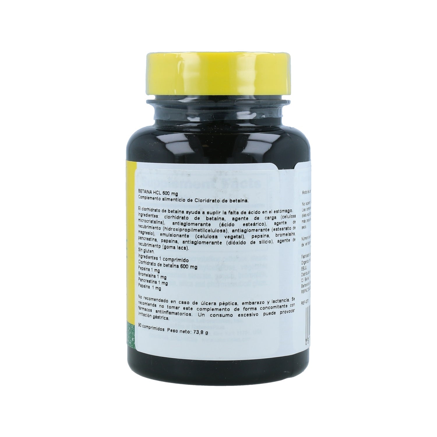 NaturesPlus Betaina HCL 600mg 90comp