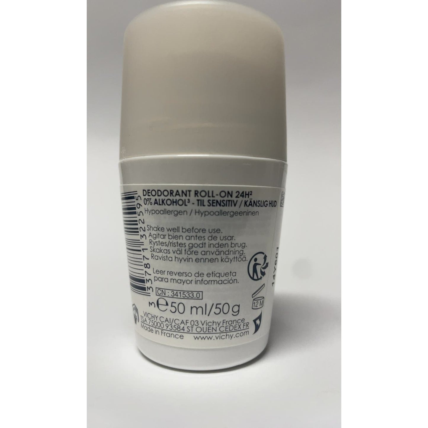 Vichy Desodorante 24h Toque Seco Sin Sales de Aluminio Roll-on 50ml