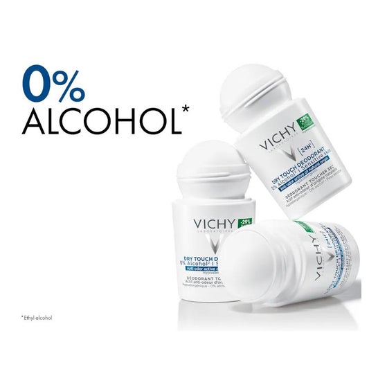 Vichy Desodorante 24h Toque Seco Sin Sales de Aluminio Roll-on 50ml