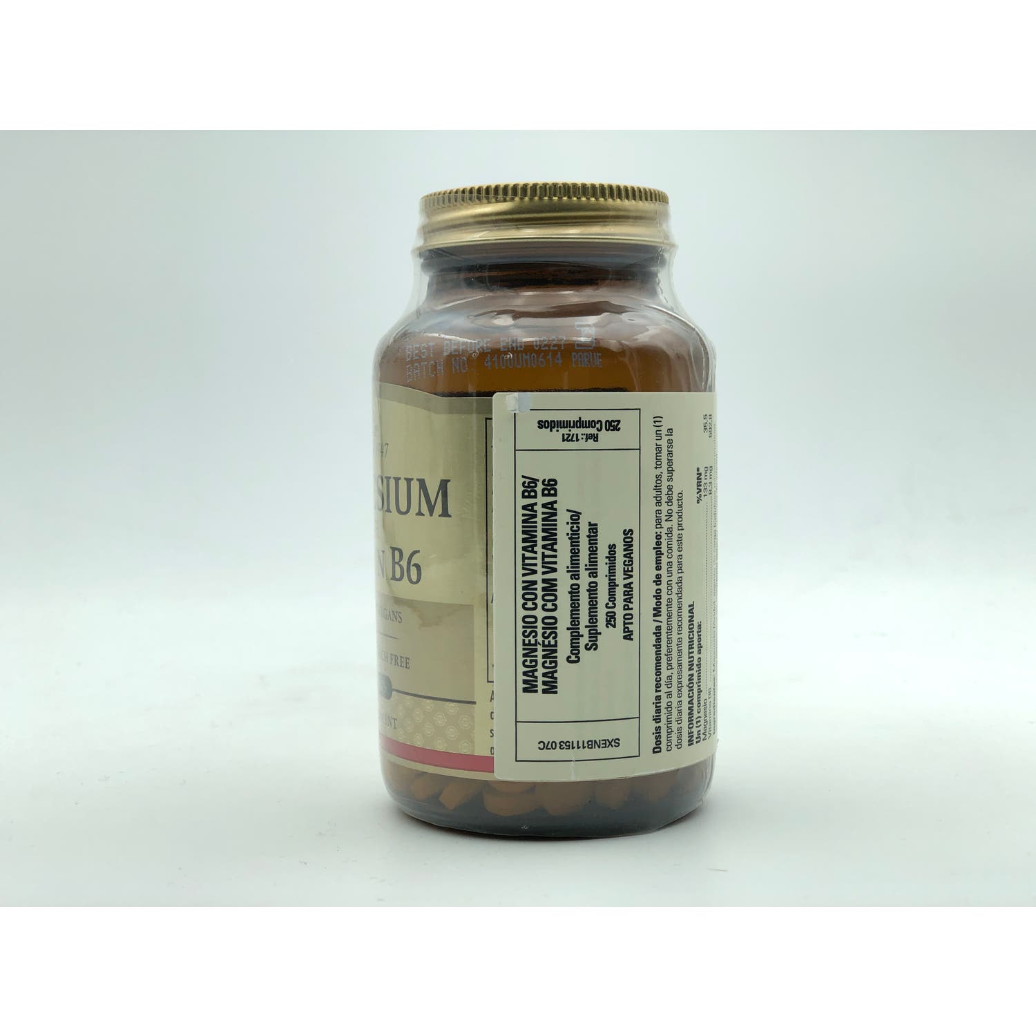 Solgar Magnesio con Vitamina B6 250comp