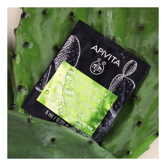 Apivita Express Beauty Mascarilla Facial Calmante 6uds (2x8ml)