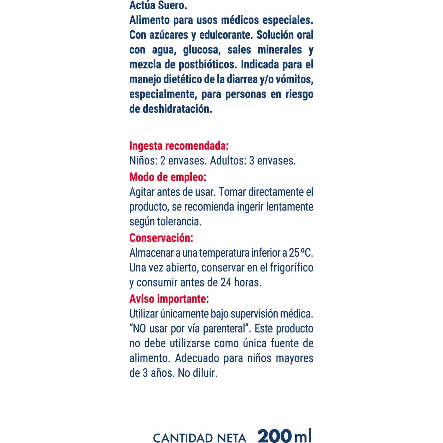 Actúa suero fresa