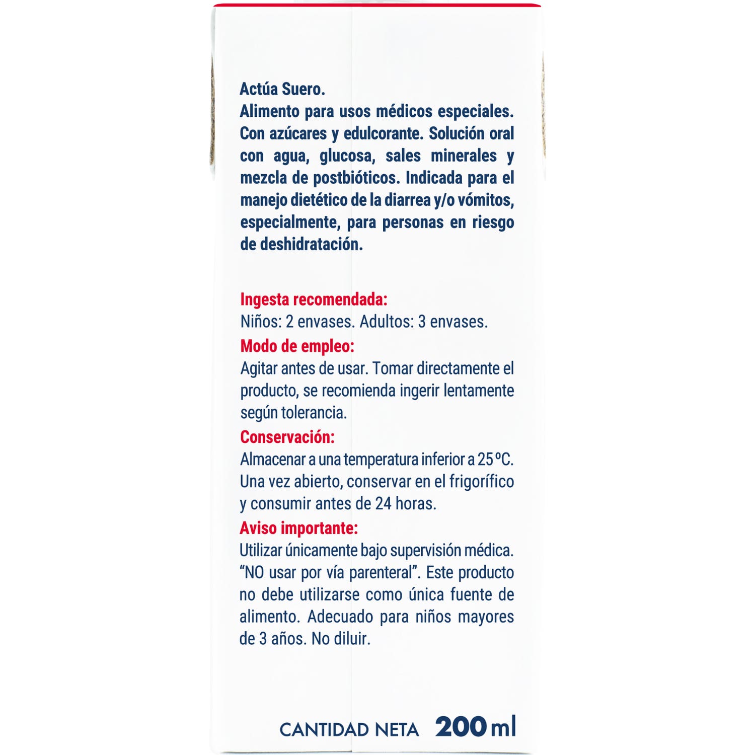 Actúa suero fresa