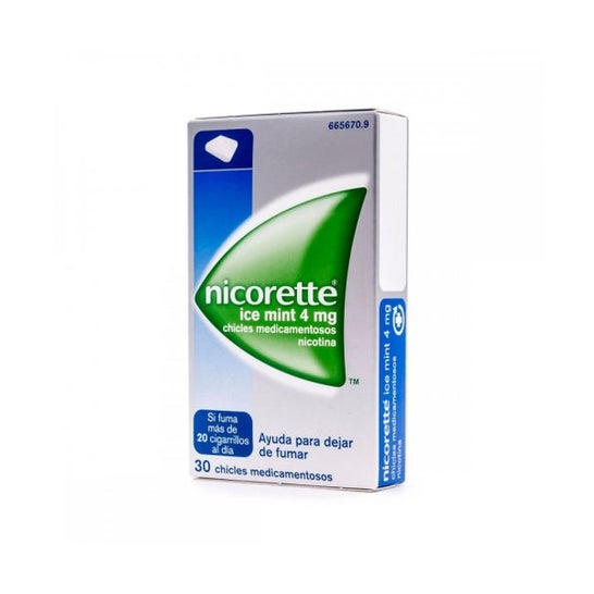 Nicorette Ice Mint 4mg Chicles 30uds