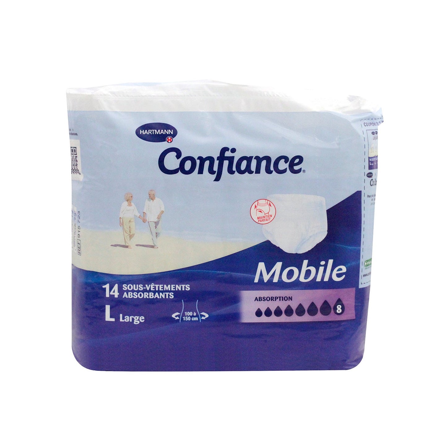 Confiance Mobile Slip Absorbente 8 T-L 14uds