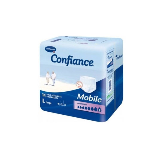 Confiance Mobile Slip Absorbente 8 T-L 14uds