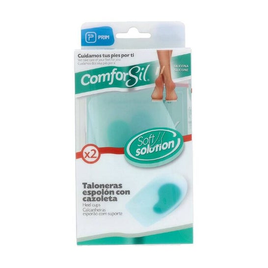 Comforsil talonera silicona con cazoleta para espolón T-34-37 2uds