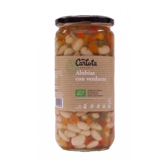 Carlota Organic Alubias Verduras Bio Conserva 720g